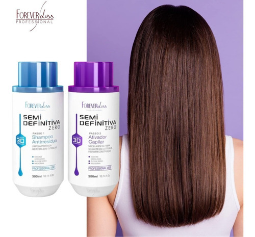 Progressiva Semi Definitiva S/formol Forever Liss Kit 300ml