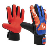 Guante Goalty Arquero Futbol Raptor Niño Infantil Rojo Azul