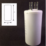 Capacitor 8uf 8mfd 250v Ac Redondo Terminal Envio Gratis