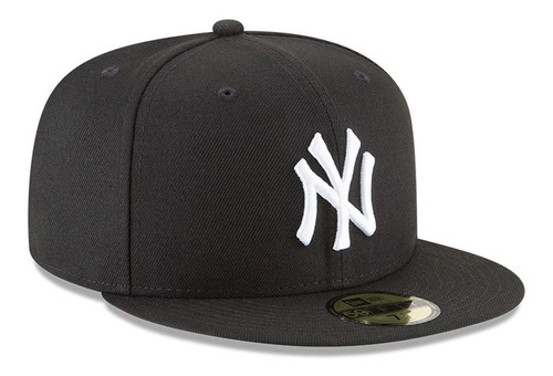 New Era Gorra New York Yankees Black  59fifty Negra Original