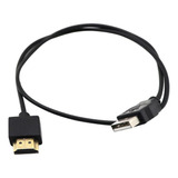 Con Cable Usb 2.0 Adaptador De Enchufe Hdmi Macho A Macho