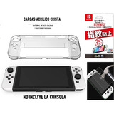 Combo: Acrilico + Vidrio Protector Nintendo Switch Oled