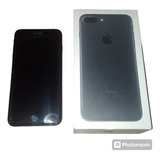 iPhone 7 Plus 128 Gb Negro Con Templado Y Fundas!