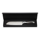 Cuchillo Santoku Black Edition Wayu Color Gris