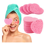 60 Esponjas Faciales Comprimidas Para Limpiar La Cara En For
