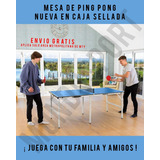 Mesa De Ping Pong Mediana / 100% N |_| E \/ A