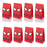 40 Bolsas De Dulces Spiderman Fiesta Decoracion Cumpleaños