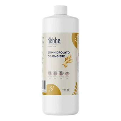 Tonico Facial Hidrolato Orgánico Jengibre Destilado de Jengibre Natural Piel mixta y grasa Hebbe Cosmetics & Ludika 1 L | Meses sin interés