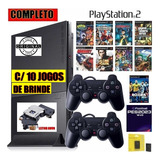 Vídeo Game Playstation 2 Console Completo (leia A Descrição Do Anúncio)