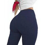 Super Skinny Pants Levanta Pompa Mujer Leggins Comodos