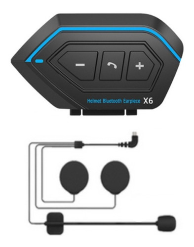 Fone Bluetooth Hedset Para Capacete Motociclista Gps Musica