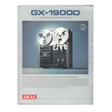 Catálogo / Folder: Tape Deck Akai De Rolo Gx-1900d# Novo Okm