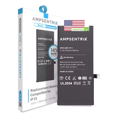 Bateria Ampsentrix Con Mas Mah Y 100% Ajustes Para Iphone 11 | MercadoLibre