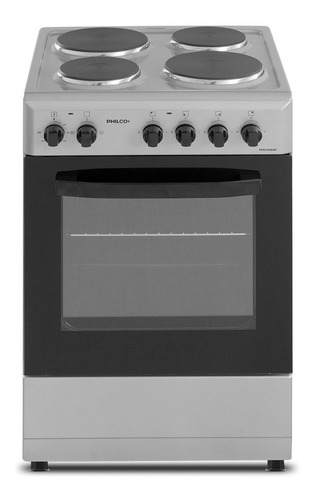 Cocina Eléctrica Philco Phch050 Eléctrica 4 Hornallas Plata