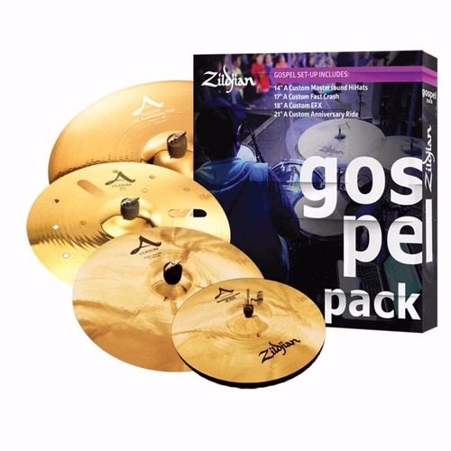Zildjian Gospel A Custom Pack Set Hh14 C17 Efx18 R21