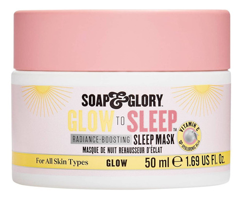 Soap & Glory Glow To Sleep - Máscara Facial Hidratante Par.