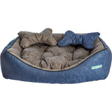 Cama Caminha Pet Cachorro Gato 60x50 Completa 2 Peças