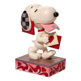 Enesco Jim Shore Peanuts Snoopy Holding - Figura De San