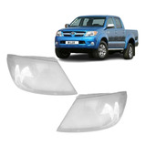 Lente Optica Acrilico P/ Toyota Hilux 2005 2006 2007 2008