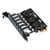 Tarjeta De Expansión Pci-e A Usb3.0, 7 Puertos