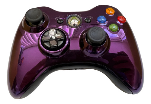 Control Xbox 360 Edición Morado Inalámbrico Medio Uso