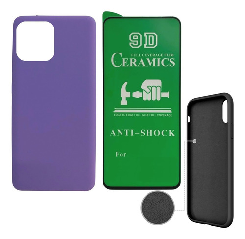 Estuche Silicone Case + Cerámica Flexible Para Samsung 