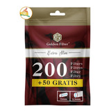 250 Filtros Extra Slim Golden Filter