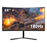 Crua Monitor Curvo Para Juegos De 24 Pulgadas 144 Hz/180 Hz.