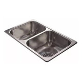 Bacha Cocina Doble Johnson Acero Inoxidable R63/18 