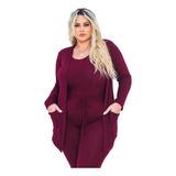 Conjunto Lanzinha Femino 3 Peças Lançamento Plus Size