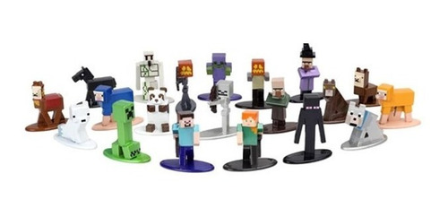 Minecraft Nano Metalfigs Serie 5 Con 20 Mini Figuras Creeper