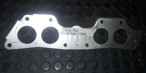 Empacadura De Escape Mitsubishi Panel L300 L200 - Metal  Foto 2