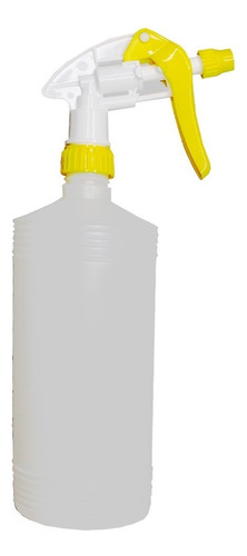 1 Pz Atomizador Uso Rudo Industrial, Incluye Botella 1 Litro Color Amarillo