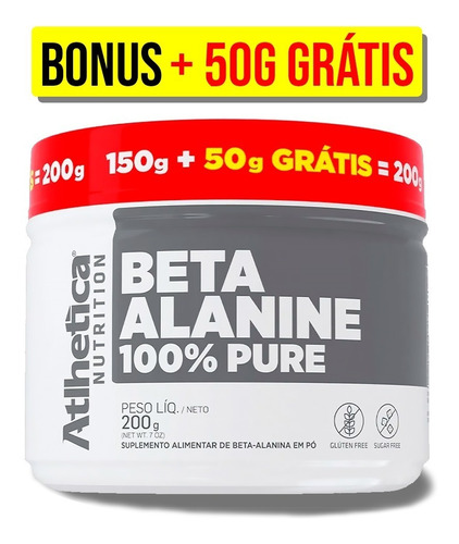 100% Pure Beta Alanina (150g) - Atlhetica Nutrition