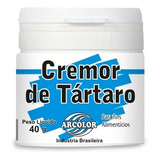 Cremor De Tártaro Alimentício Pote 40gr Arcolor