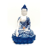 Buda Hindu Com Capa  Azul