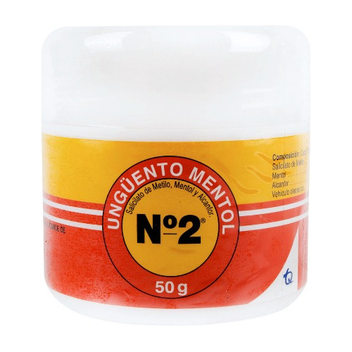 Mentol Número 2 Unguento 50 G