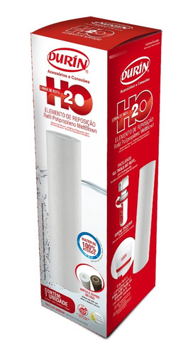 Refil Filtro Vela Polipropileno Ponto Entrada 9.3/4'' Durin