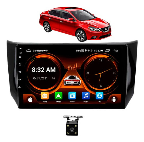 Estereo Nissan Sentra 2013-2019 Carplay Android Auto 2+32 Gb