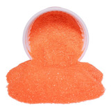 Glitter Em Pó 250g Gramas Prata Escolar Cor Laranja