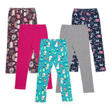 Calca Legging Infantil Kit C/5