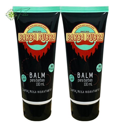 Kit 2 Balm Para Barba 100ml  Barba Rubra, Envio Imediato!