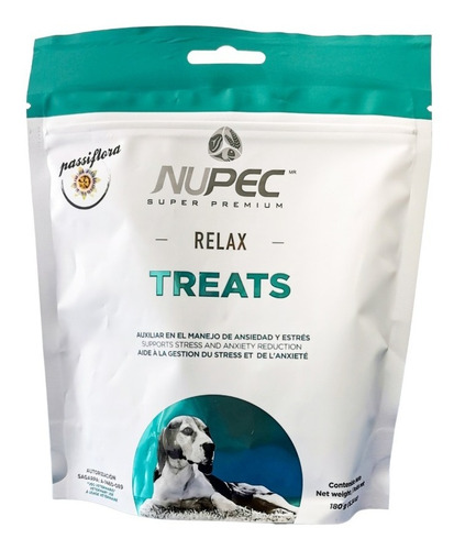 Premios Nupec Relax Treats 180g, Control Estrés Para Perro