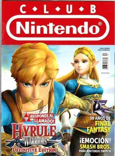 Revista Club Nintendo Hyrule Warriors  Nueva Con Su Póster 