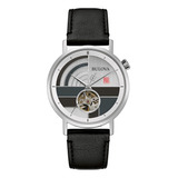 Reloj Bulova Frank Lloyd Wright Correa De Cuero Para Hombr