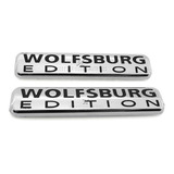 Par De Emblemas Nacionales Salipcadera Wolfsburg Edition, Beetle, Jetta, Bora, Atlantic, Vocho