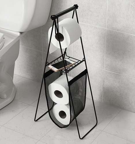 Porta Rollos Black Marca Betterware