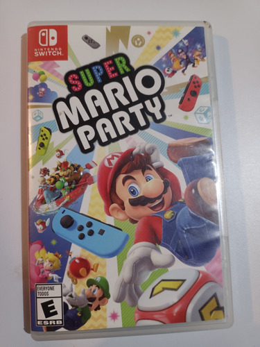 Caja Sola Sin Juego Sin Manual Super Mario Party Switch 