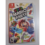 Caja Sola Sin Juego Sin Manual Super Mario Party Switch 