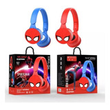 Audífono Diadema Bluetooth Spiderman Niños Hombre Araña Rojo